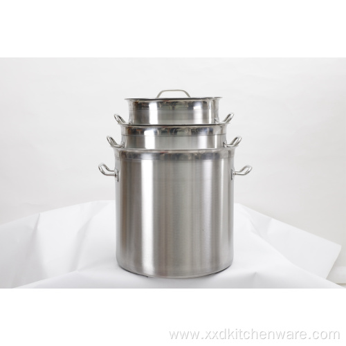 Corrosion resistant stainless steel stock pot